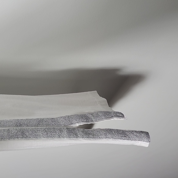 J.CREW White Sleeveless Muscle Tee w/ Silver Glitter Stripes Down Sides Size XXS - Picture 12 of 16